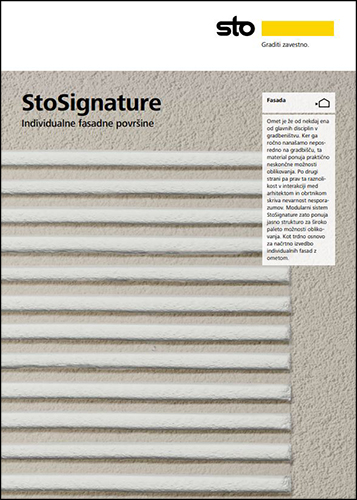 StoSignature - Individualne fasadne površine