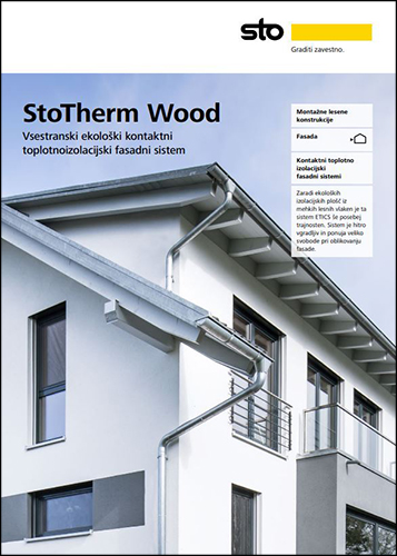 StoTherm Wood - Vsestranski ekološki kontaktni  toplotnoizolacijski fasadni sistem