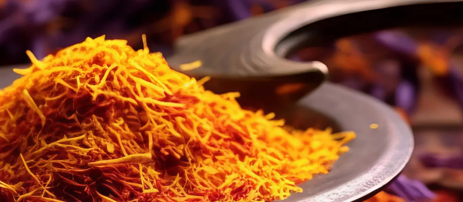 Komercialna fotografija s posušenim žafranom, Interior Colors 24+ podj. Sto